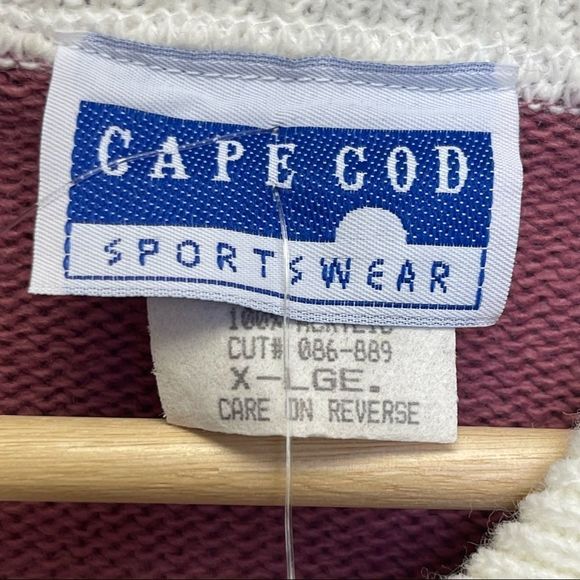 New Vintage 80s Floral Bouquet Sweater Cape Cod - Picture 8 of 10